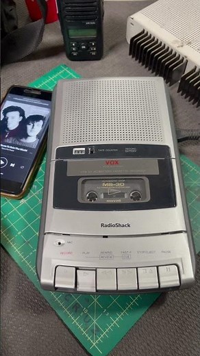 Creating my own Mixtape with a RadioShack CTR-121 #cassette #recorder #mixtape