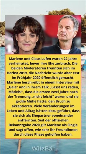 Marlene und Claus Lufen – 22 Jahre Ehe, dann ein harter Schnitt