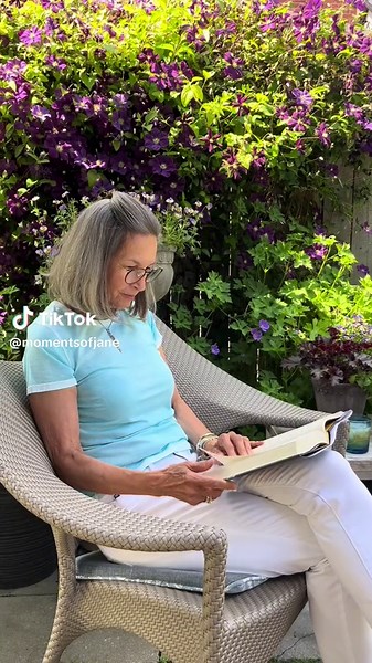 Reading in the garden is one of my favourite activities.
