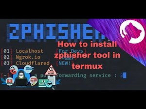 How to Install Zphisher And Use Termux Full Complete Installation on Android #Zphisher #termuxtool