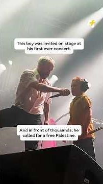 “Free Palestine” at Idles Concert