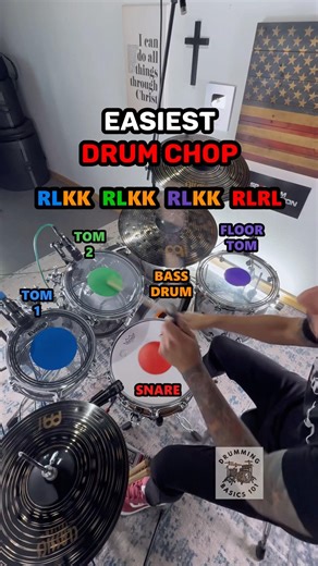 Easiest Drum Chop You’ll Ever Play 🥁 #drums