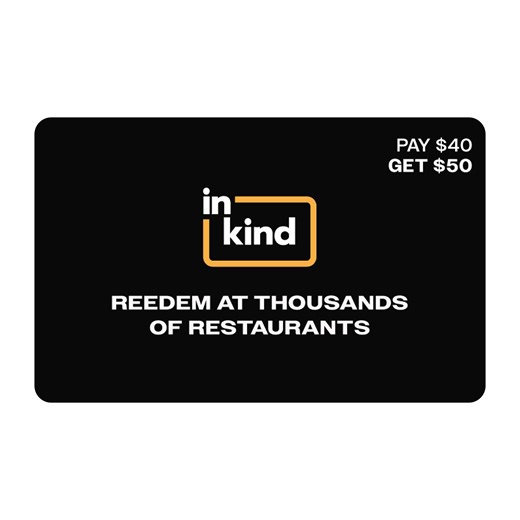 inKind $40 eGift Card with $10 Bonus [Email Delivery]