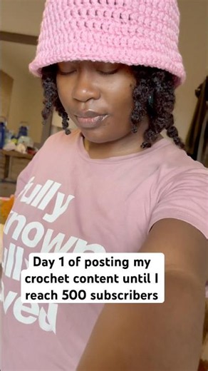 🩷 pink bucket hat #crochethats #crochetersofinstagram