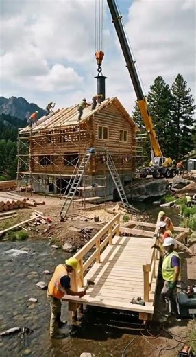 Alpine Dream Build: From Untouched Wilderness to Luxury Mountain Cabin Timelapse