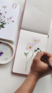 How to Paint a Watercolour Anemone Tutorial Full Tutorial on YouTube: https://youtu.be/hsm91_wH8oE?si=KNCRkfcX1zS8IsPe #youtubevideo #learnwatercolor #howtopaint #watercolorflowers | Clarice Gomes Designs