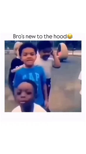 funfunny🤣 on Instagram: "This video captures a playful and energetic moment among a group of young children, likely on a playground or in a park setting.The clip begins with a close-up on a young boy wearing a blue GAP t-shirt. He is actively dancing and gesturing with his arms, moving with a confident swagger and facing the camera. Behind him, other children are visible, including a boy in a white top performing a similar dance move.The camera then shifts focus to a second young boy, with redd