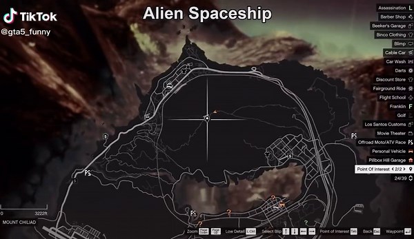 Exploring Alien Spaceship in GTA 5 - Realistic Graphics Mod