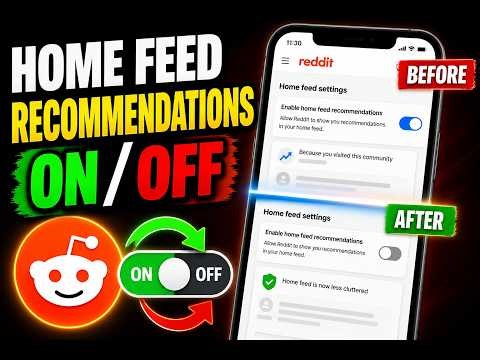 How To Enable or Disable Home Feed Recommendations on Reddit (Step By Step Guide)