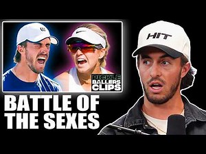 Anna Leigh Waters vs Hunter Johnson in Singles | How Far Would ALW Go in Men's Singles?