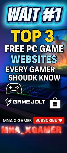 🔥🎮 Top 3 Websites to Download Free PC Games Legally 💻✅ 🚀 Best Free & Legal Games in 2025 ⚡