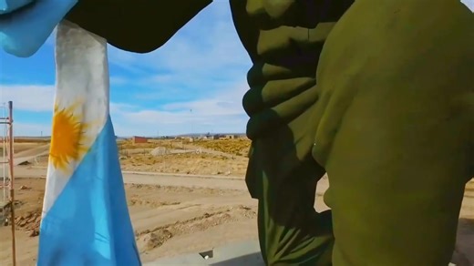 4.2M views · 81K reactions | IMPRESIONANTE MONUMENTO ❤️☺️ En el mes de junio se inaugurará en Zapala, Neuquén, el monumento más grande del país al soldado argentino. Es construida por el escultor Aldo Beroisa. "Es un reconocimiento a todos los soldados de la Patria, pero en especial a los héroes de Malvinas", dijeron. La obra inició en 2022, tiene 17 metros de altura y pesa 20 toneladas. #SoldadoArgentino #Soldado #Neuquén #Zapala | PoloSur | Facebook