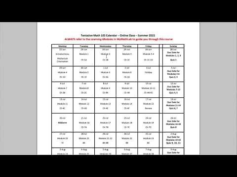 Math 105 Introduction