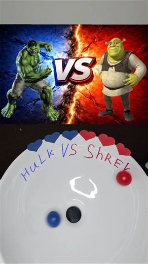Hulk VS Shrek Ball Battle! Who Wins? 💥🔥