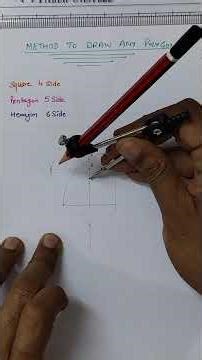 How to Draw Any Polygon Easily | Explained simply l Step-by-Step Method