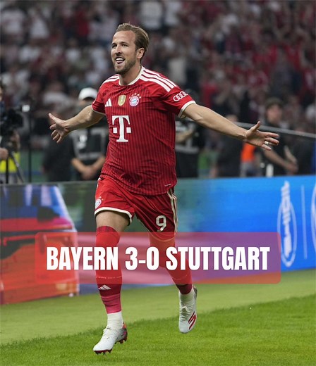 Harry Kane hat-trick: Bayern 3-0 Stuttgart (Pokal Final)