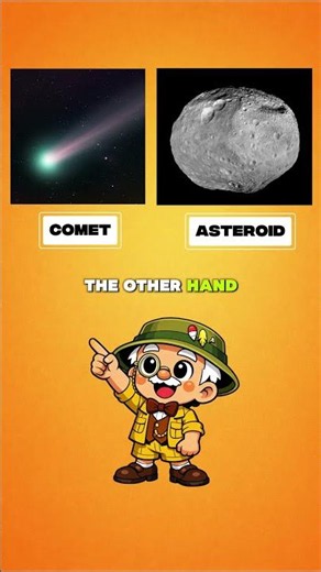 Comet vs Asteroid: Do You Know the Difference? ☄️