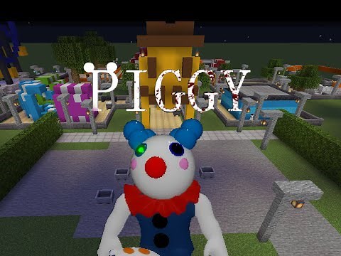[Tutorial] ROBLOX PIGGY - How to build Carnival's Entrance in Minecraft! CHAPTER 8 BONUS