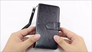 NJJEX Wallet Case for Samsung Galaxy A42 5G, [9 Card Slots] PU Leather, Detachable Kickstand, Magnetic Phone Cover & Lanyard, Rose Gold