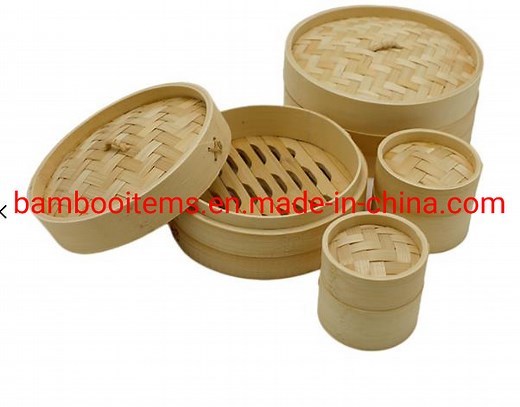 [Hot Item] Bamboo Dim Sum Chinese Steamer Basket