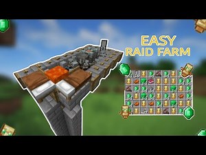 Minecraft: EASY RAID FARM! (1.21+ Tutorial)