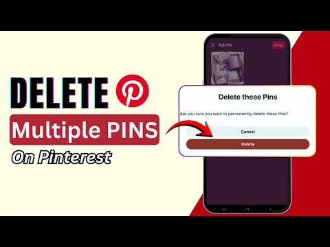 How To Delete Multiple Pins On Pinterest Fast 2026 | Pinterest Pin Management