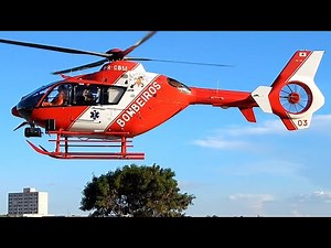 Helicopter Eurocopter EC 135 T2 Take Off Video