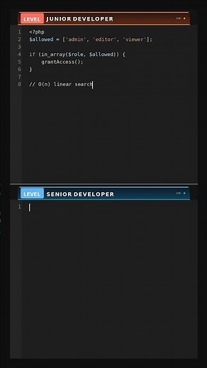 Array Key Lookup - in_array() vs isset() #codingtutorial