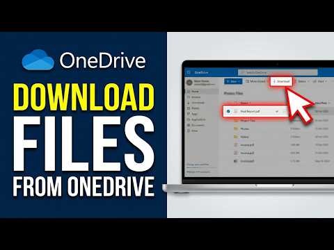 How to Download Files from OneDrive 2026 (Easy Guide)