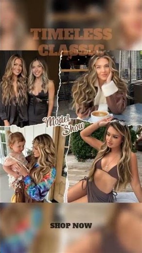 24" Long Wavy Clip-In Hair Extensions – Thick, Double Weft & Natural Look (6PCS)