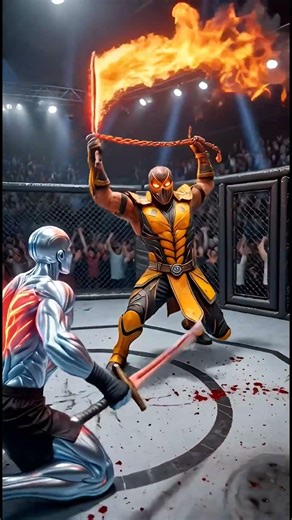 🔥 What If a Superhuman Fought Scorpion from Mortal Kombat? Who Would Win? 🦂💥 #mortalkombat #shorts