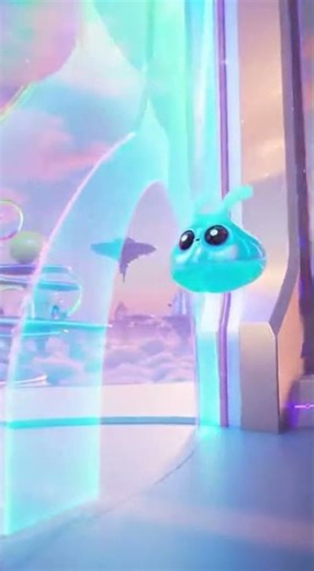 Cute Baby Aliens Explore Futuristic Playground | Neon Floating City Adventure