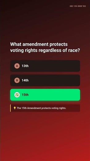 Only 10% Pass! 🇺🇸 4 Questions to Test Your Civics