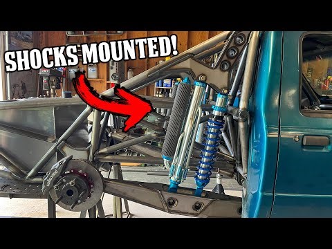 Ranger Prerunner Build EP4: Off-road Shocks are Mounted!