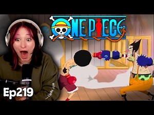 Luffy VS Foxy || One Piece Episode 219 Reaction