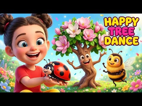 "Dance like a TREE" 🌳 🐝🌼 song | Tree, bees and ladybugs dance | Kids action songs & Nursery rhymes