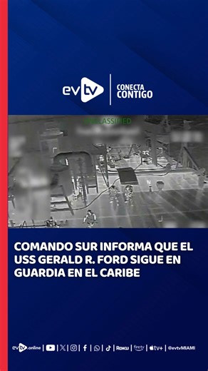 ⚓️ Portaaviones USS Gerald R. Ford sigue su patrullaje por el Caribe 🇺🇸 El portaaviones USS Gerald R. Ford, el buque de guerra más avanzado de la Armada de Estados Unidos, se encuentra de guardia en el mar Caribe como parte de un despliegue militar destinado a frenar actividades ilícitas en la región, informó el Comando Sur de EEUU. 🚨 La fuerza conjunta incluye al USS Gerald R. Ford (CVN 78) junto a los buques anfibios USS Iwo Jima, USS San Antonio y USS Fort Lauderdale, con marines y mariner