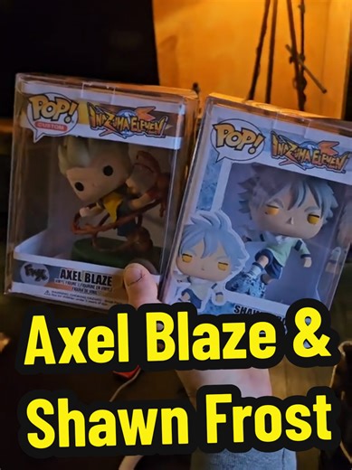Custom Funko Pops of Axel Blaze and Shawn Frost