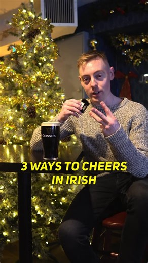 Davy Holden on Instagram: "3 Ways to Cheers as Gaeilge 🇮🇪 www.davyholdenhistory.com Recorded at @ernieomalleys #irish #history #ireland #gaeilge"