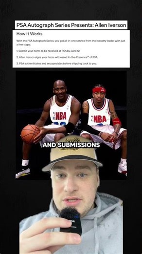 You can get Iverson’s auto through PSA 🏀