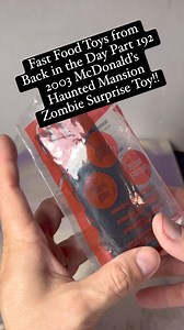 392K views · 2.6K reactions | Fast Food Toys from Back in the Day Part 192 - 2003 McDonald’s Haunted Mansion Zombie Surprise Toy!! #hauntedmansion #mcdonalds #RetroToys #happymeal #2000skids #nostalgia | CPJ Collectibles | Facebook