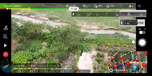 Rainbow 无人机软件使用mapbox 导航点开启曲线过弯实拍演示效果