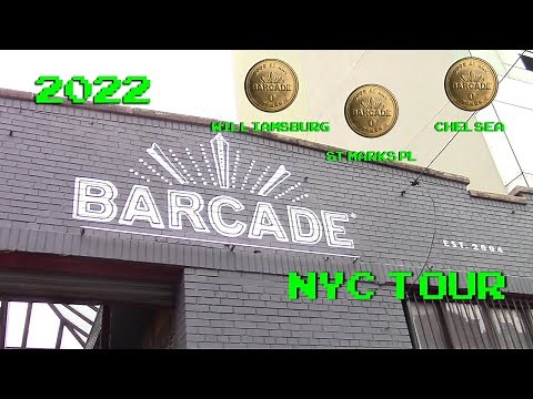 2022 Barcade Tour - All Three New York City Locations