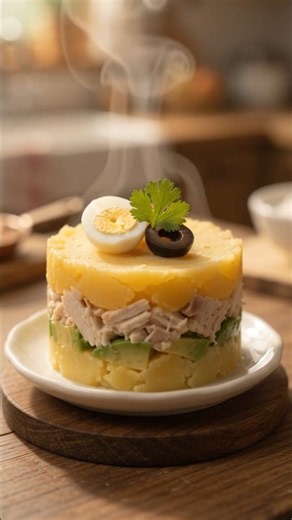 Causa rellena 🇵🇪 #cooking #food #peru #cusine