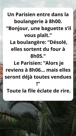 Baguette en France: 1 minute trop tard et c’est fini 😂🥖