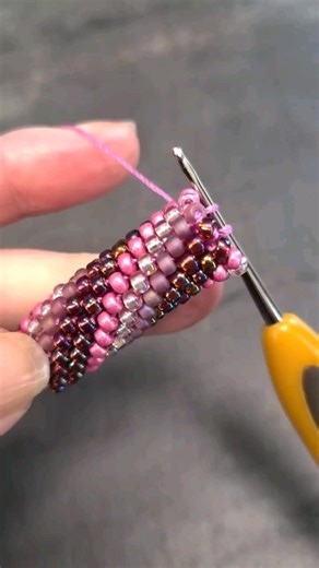 450K views · 9.1K reactions | Who Loves to Bead Crochet? Have you ever tried it? This is such a fun spring craft!! The Sprang Cuff Kit includes a pattern with a detailed video tutorial along with 4 colors of Japanese beads, a strand of leather, magnetic clasp, beading cord, and bead threader. In stock in 8 glorious colors! (Yes, Northern Lights is back in stock!) I'll link the video and kits in my profile ! | Laura Nelkin Designs | Facebook