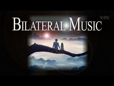 Hopeful Rain 🎧🌧️ 90 BPM Bilateral Music to Calm Stress, Anxiety, Insomnia | Brain Stimulation, EMDR