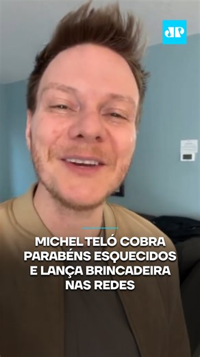 Jovem Pan Entretenimento on Instagram: "Um dia após completar 45 anos, Michel Teló usou os Stories, nesta quinta-feira (22), para comentar — em tom bem-humorado — que alguns amigos e familiares deixaram a data passar em branco. O cantor contou que a comemoração do aniversário aconteceu durante uma viagem aos Estados Unidos e foi animada, com direito a “cantoria e bagunça boa”. Apesar do clima leve, ele admitiu ter ficado um pouco chateado com o esquecimento de pessoas próximas. Para transformar 