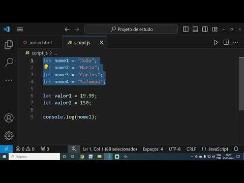 Curso de JavaScript aula 14 - Arrays em JavaScript