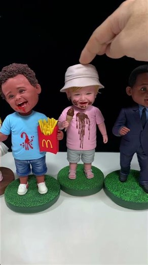 Handmade Clay Bobbleheads Are Rocking! Watch Them Shake with Joy!
